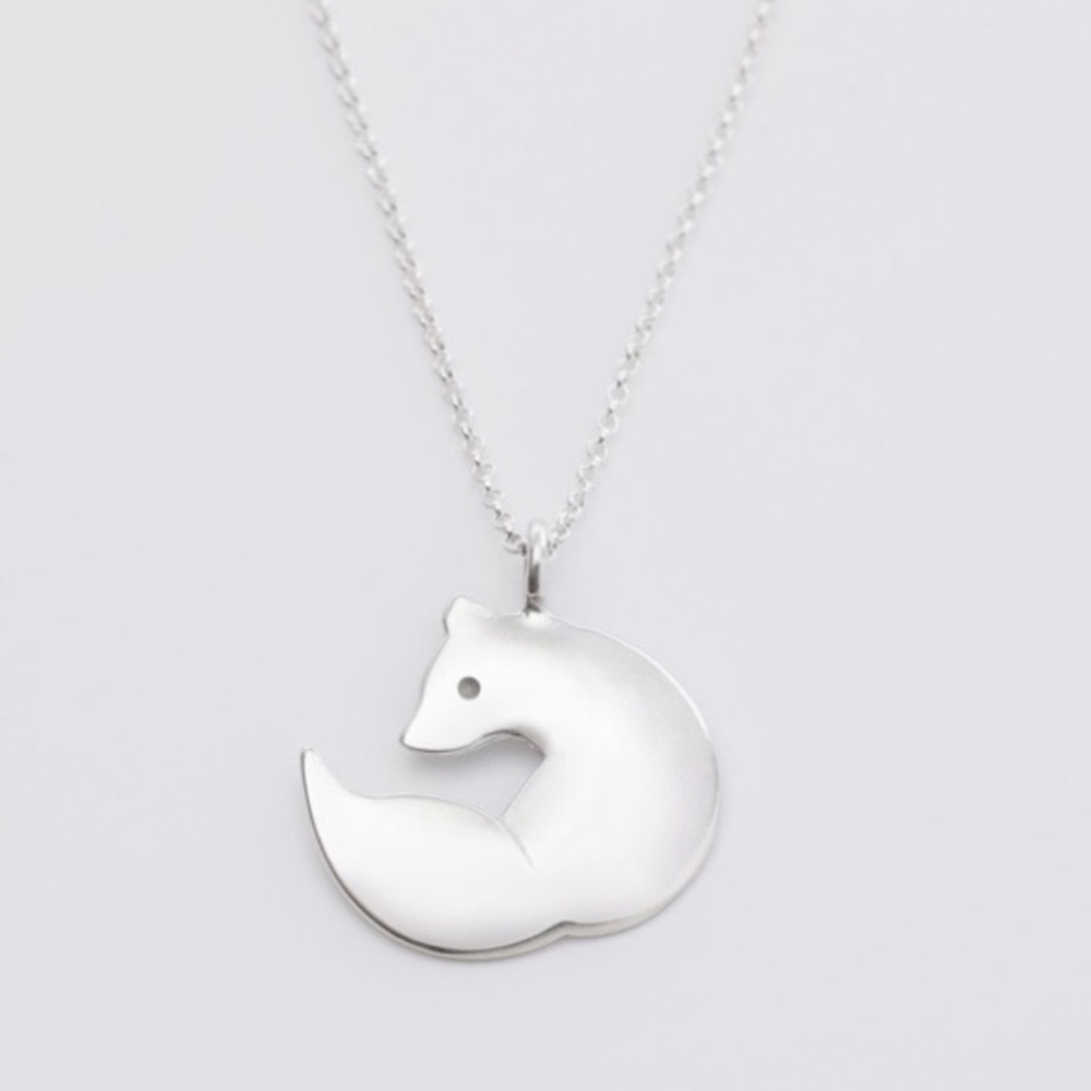 Beehive Handmade Fox Necklace